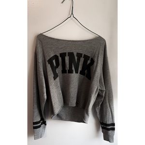 PINK cropped long sleeve